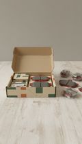 Brake pad replacement kit in branded box